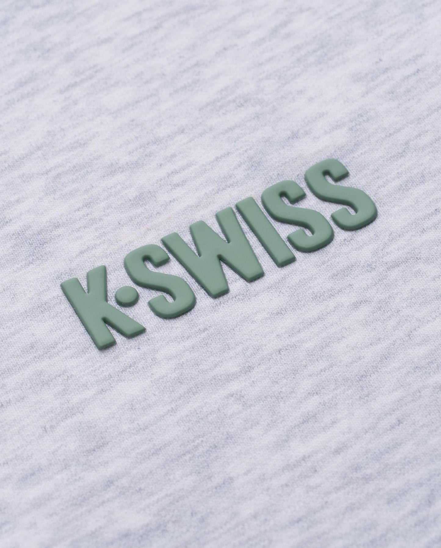1713351-099 | K- SWISS X ANDREY RUBLEV UNISEX LOGO HOODIE | GREY
