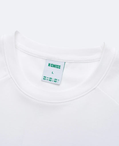 1713352-101 | K- SWISS X ANDREY RUBLEV UNISEX LOOSE FIT T-SHIRT | WHITE