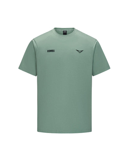 1713352-207 | K-SWISS X ANDREY RUBLEV UNISEX LOOSE FIT T-SHIRT | KHAKI