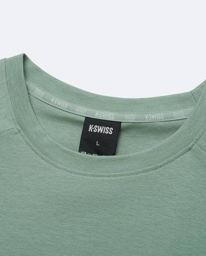1713352-207 | K-SWISS X ANDREY RUBLEV UNISEX LOOSE FIT T-SHIRT | KHAKI