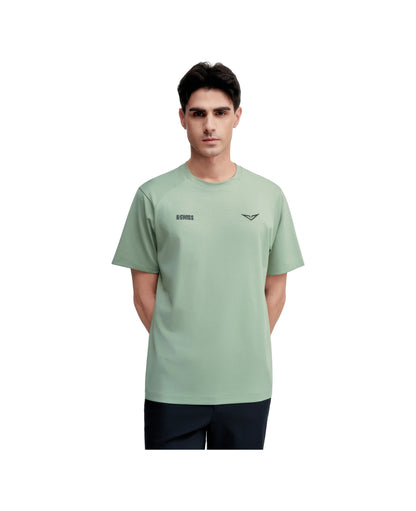 1713352-207 | K- SWISS X ANDREY RUBLEV UNISEX LOOSE FIT T-SHIRT | KHAKI