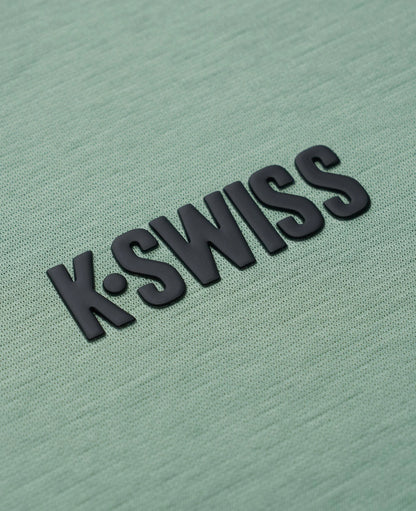 1713352-207 | K- SWISS X ANDREY RUBLEV UNISEX LOOSE FIT T-SHIRT | KHAKI