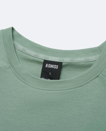 1713352-207 | K- SWISS X ANDREY RUBLEV UNISEX LOOSE FIT T-SHIRT | KHAKI