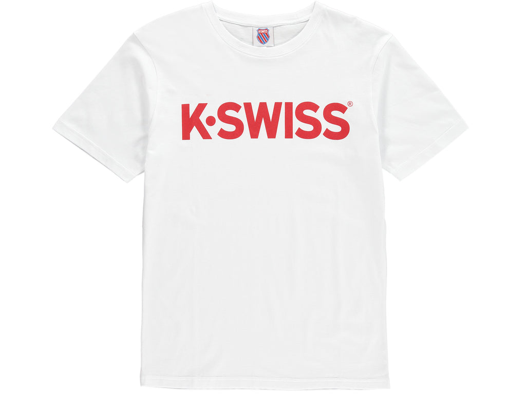 172123-119 | CLASSIC LOGO T-SHIRT | WHITE/RED