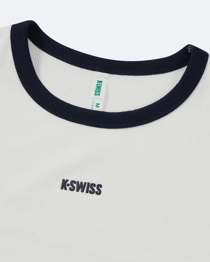1911548-161 | SOFT TEE K-SWISS LOGO | WEISS