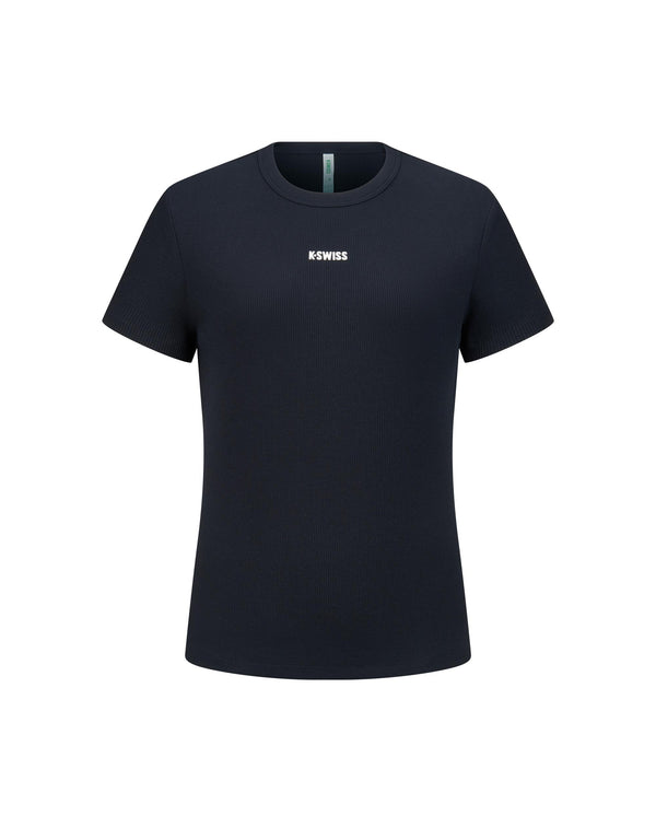 1911548-401 | WEICHES T-SHIRT K-SWISS LOGO | MARINE
