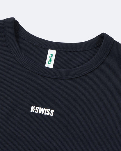 1911548-401 | WEICHES T-SHIRT K-SWISS LOGO | MARINE