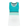 194253-988 | WOMENS HYPERCOURT STRIPE TOP | ARUBA BLUE / ALGIERS BLUE / WHITE