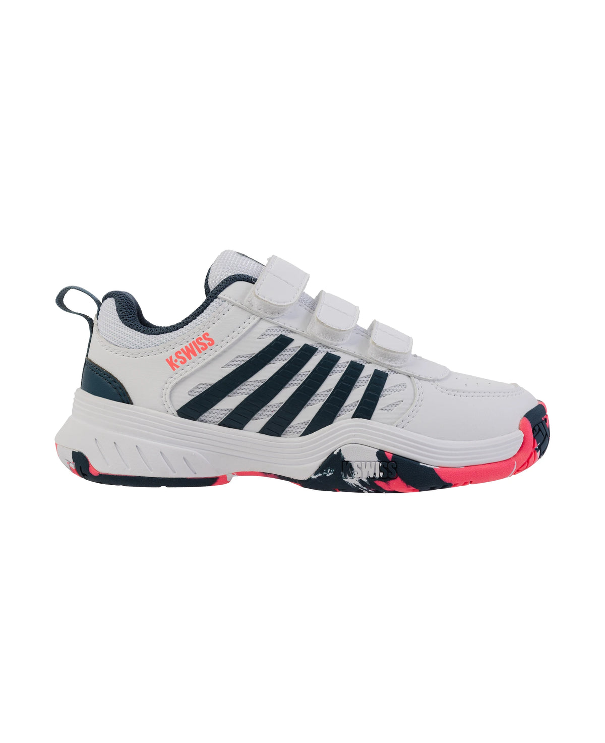 54495-129-M | COURT EXPRESS 2 STRAP | WHITE/STARGAZER/NEON BLAZE