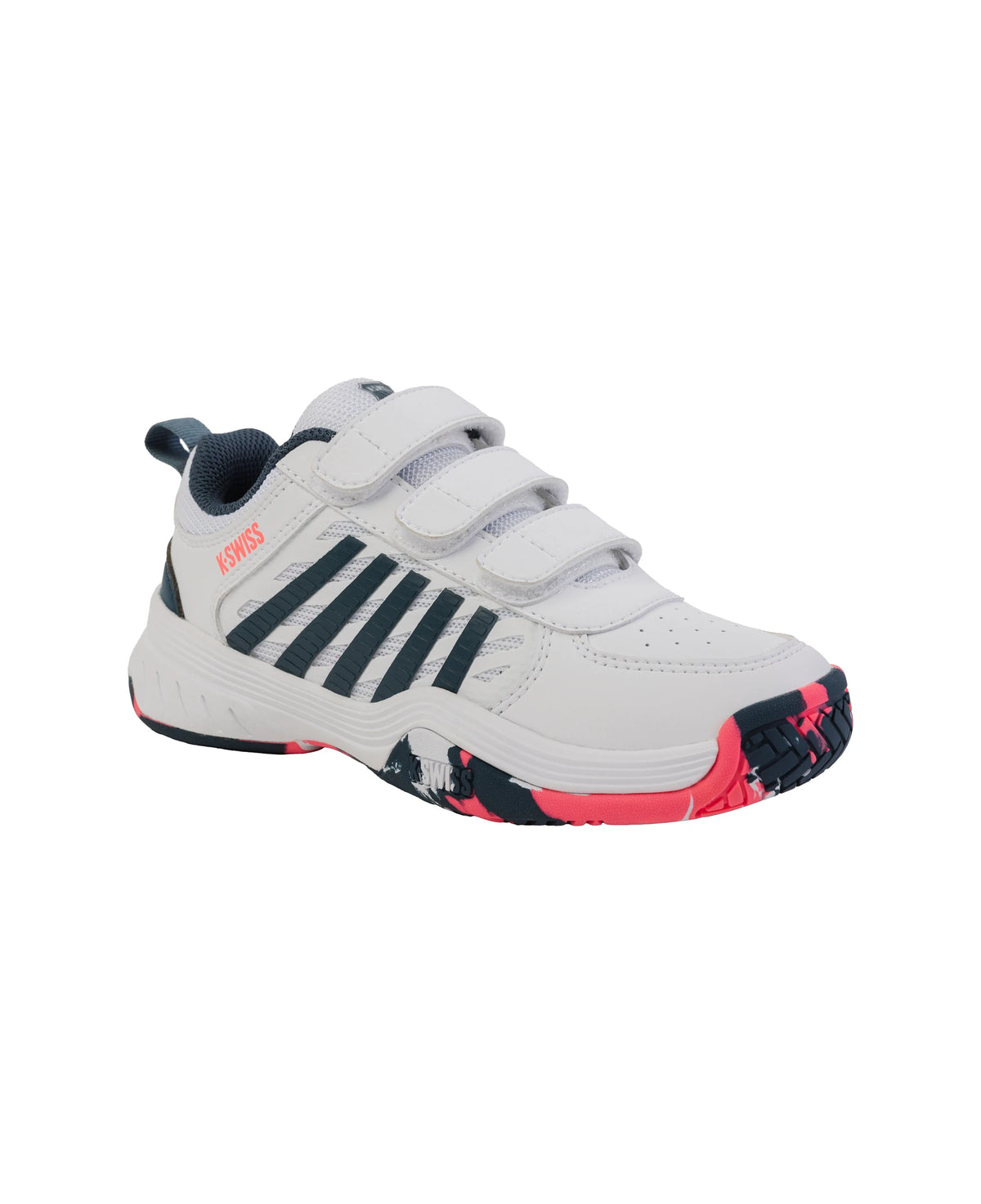54495-129-M | COURT EXPRESS 2 STRAP | WHITE/STARGAZER/NEON BLAZE
