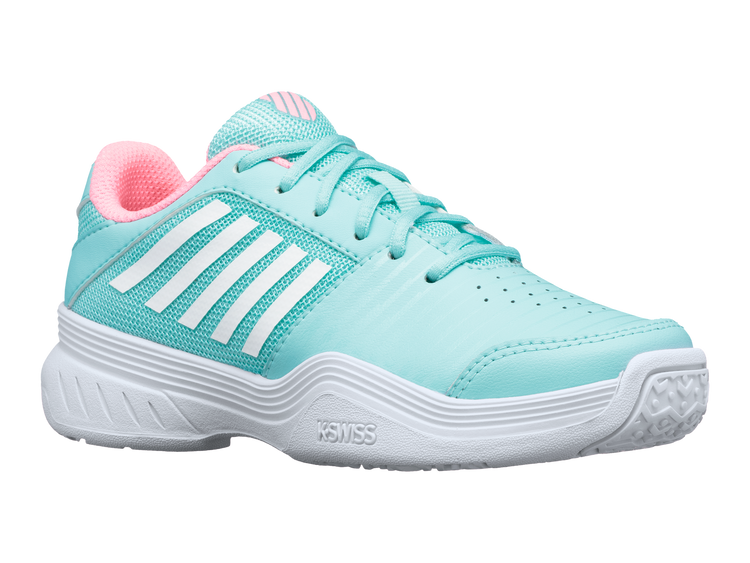 56609-437-M | COURT EXPRESS OMNI | ARUBA BLUE/SOFT NEON PINK/WHITE