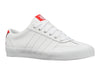 75487-160-M | ADDISON VULC LTR | WHITE/HIGH RISK RED