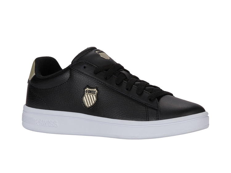 94412-015-M | COURT SHIELD II | BLACK/CHAMPAGNE/WHITE