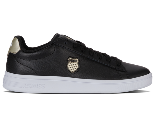94412-015-M | COURT SHIELD II | BLACK/CHAMPAGNE/WHITE
