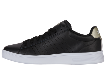 94412-015-M | COURT SHIELD II | BLACK/CHAMPAGNE/WHITE