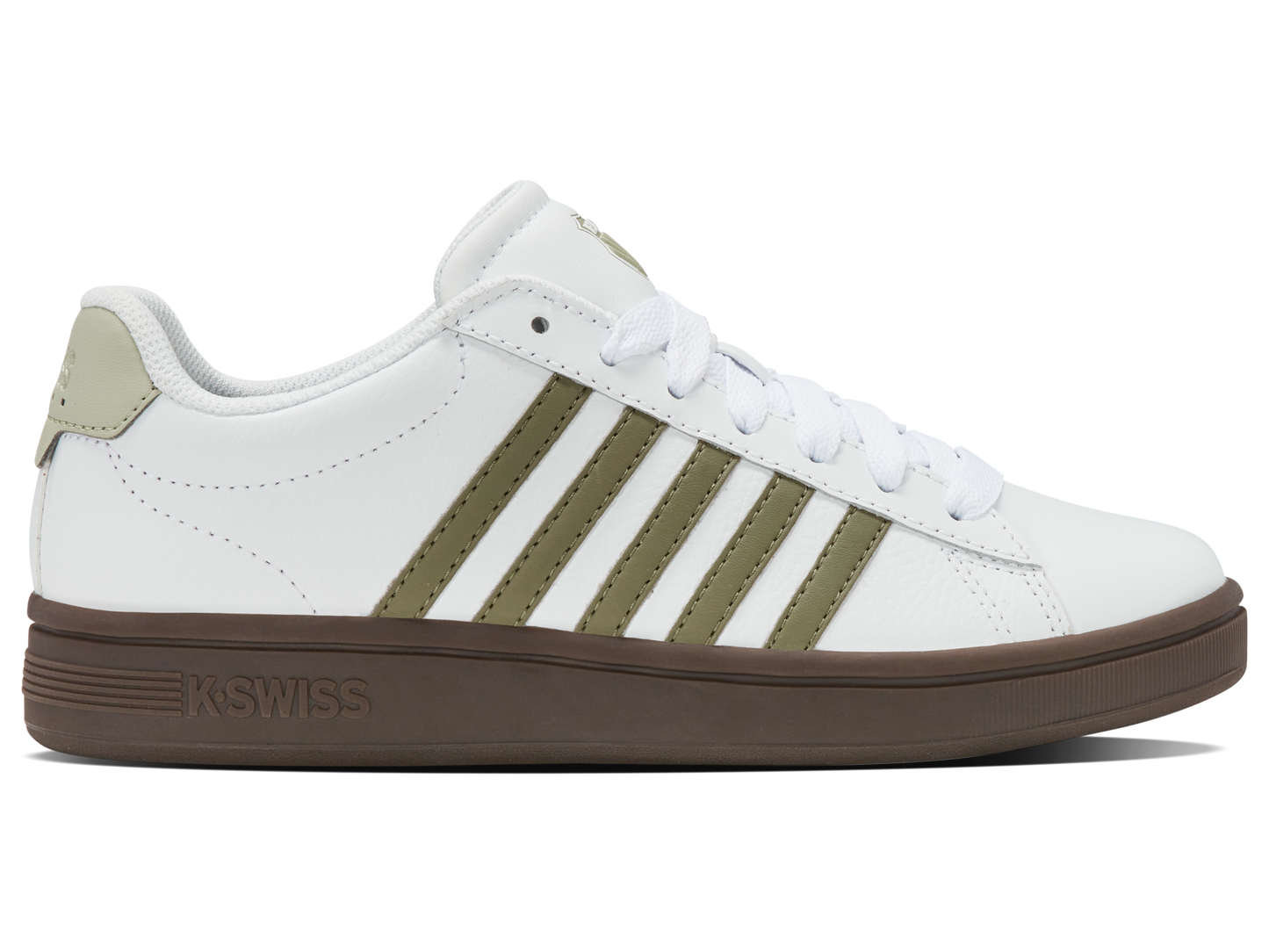 94413-152-M | COURT TIEBREAK II | WHITE/BURNT OLIVE/COLA GUM/ALFALFA