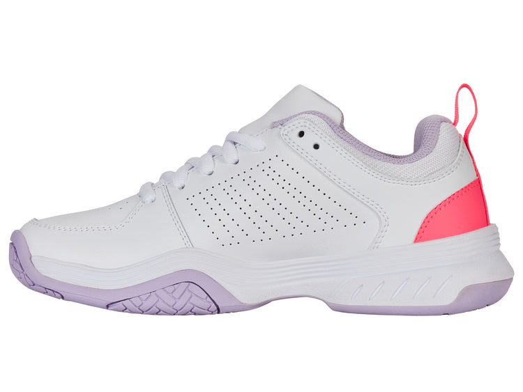 94428-182-M | COURT EXPRESS 2 | WHITE/ORCHID PETAL/NEON BLAZE