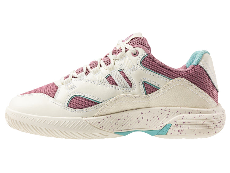 94435-966-M | TURA TEAM PADEL | SNOW WHITE/LILAS/PASTEL TURQUOISE