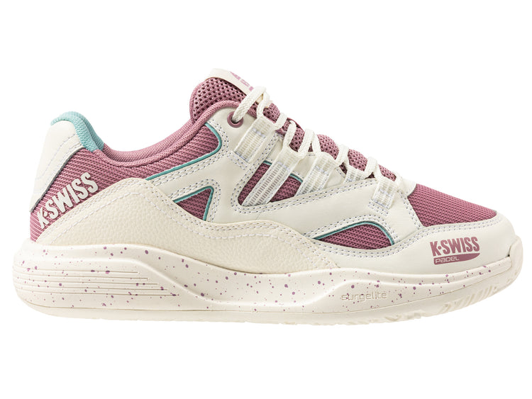 94435-966-M | TURA TEAM PADEL | SNOW WHITE/LILAS/PASTEL TURQUOISE