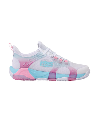 94597-146-M | K-FRAME PADEL | WHITE/SOFT NEON BLUE/NEON BUBLE GUM