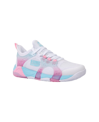 94597-146-M | K-FRAME PADEL | WHITE/SOFT NEON BLUE/NEON BUBLE GUM