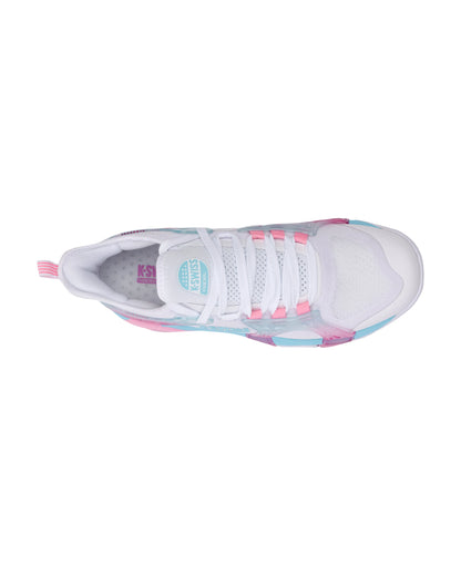 94597-146-M | K-FRAME PADEL | WHITE/SOFT NEON BLUE/NEON BUBLE GUM