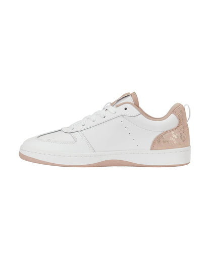 94734-103-M | COURT VARSITY | WHITE/LEOPARD/GOLD