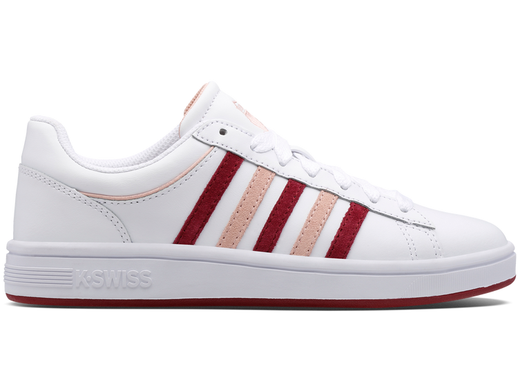 96154-938-M | COURT WINSTON | WHITE/PEACHY KEEN/BURGUNDY