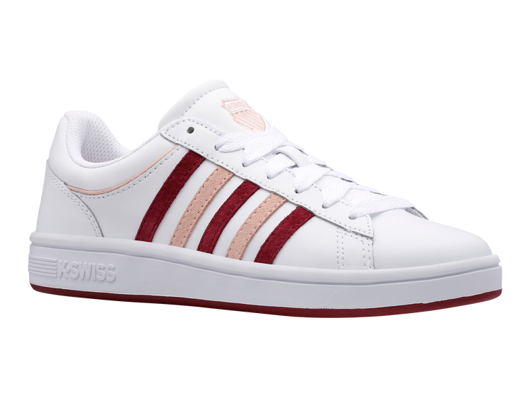 96154-938-M | COURT WINSTON | WHITE/PEACHY KEEN/BURGUNDY