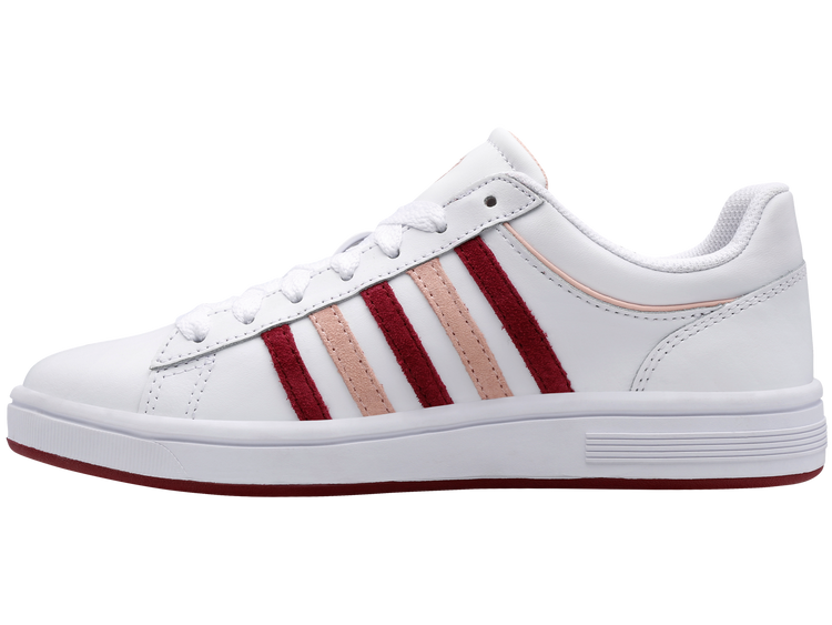 96154-938-M | COURT WINSTON | WHITE/PEACHY KEEN/BURGUNDY