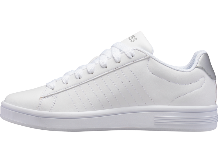 96599-110-M | COURT SHIELD | WHITE/SILVER