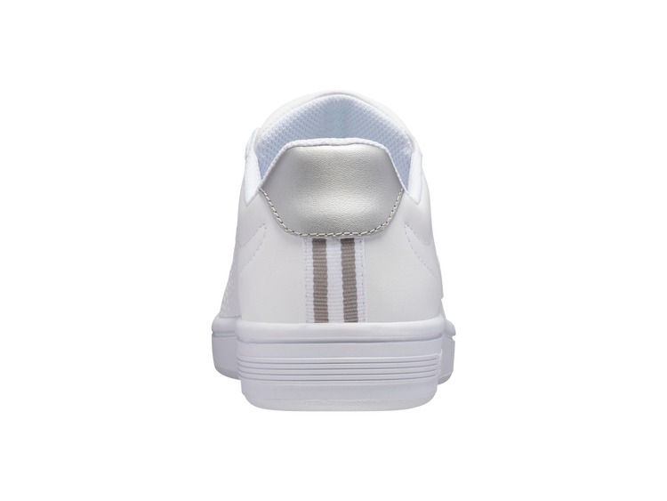 96599-110-M | COURT SHIELD | WHITE/SILVER