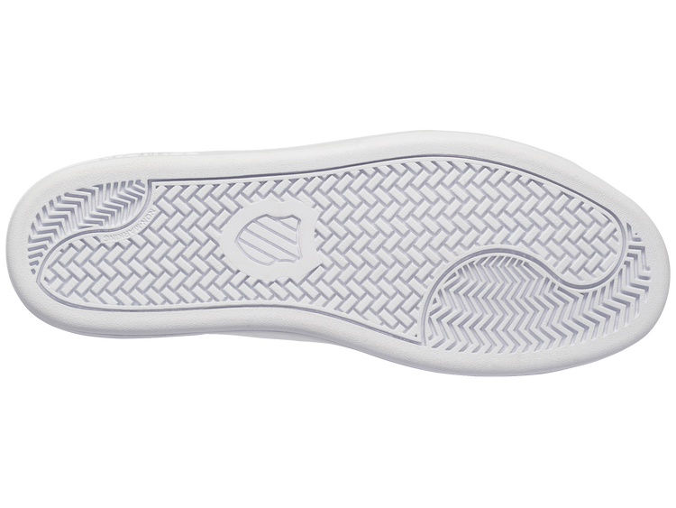 96599-161-M | COURT SHIELD | WHITE/CHAMBRAY BLUE/SAND CORAL