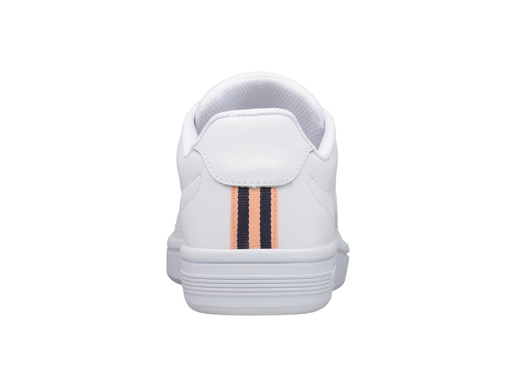 96599-172-M | COURT SHIELD | WHITE/PEACH NECTAR/GRAYSTONE