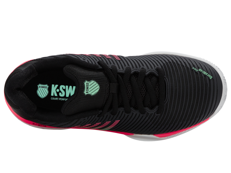 96614-037-M | HYPERCOURT EXPRESS 2 CLAY | BLACK/WHITE/NEON MINT