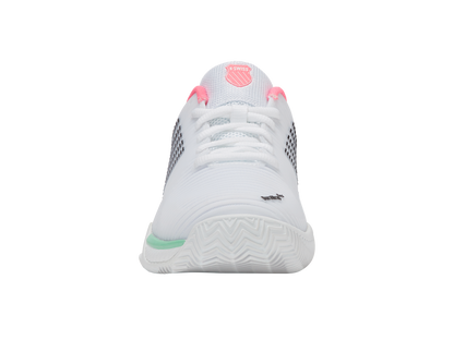 96614-178-M | HYPERCOURT EXPRESS 2 CLAY | WHITE/NEON PASTEL PINK/BLACK
