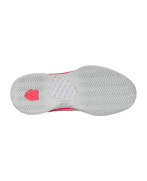 96614-182-M | HYPERCOURT EXPRESS 2 CLAY | WHITE/ORCHID PETAL/NEON BLAZE - K-Swiss EU - 6
