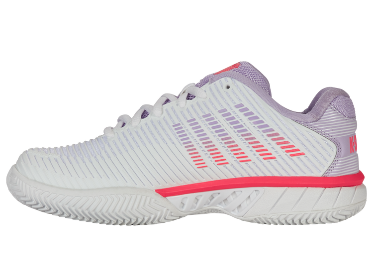 96614-182-M | HYPERCOURT EXPRESS 2 CLAY | WHITE/ORCHID PETAL/NEON BLAZE