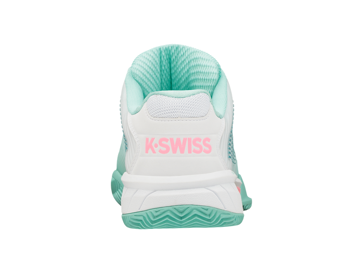 96614-439-M | HYPERCOURT EXPRESS 2 CLAY | ARUBA BLUE/WHITE/SOFT NEON PINK