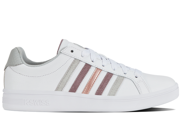 97011-115-M | COURT TIEBREAK | WHITE/PURPLE DOVE/GRAY VIOLET/ROSEGOLD