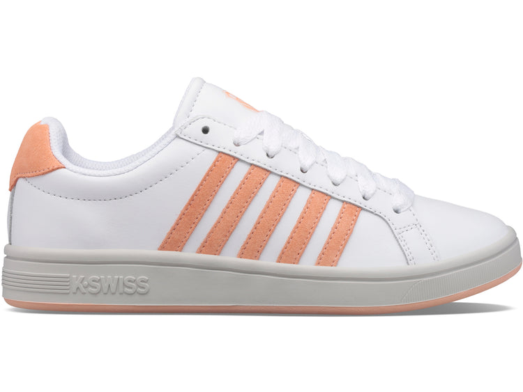 97011-171-M | COURT TIEBREAK | WHITE/PEACH NECTAR