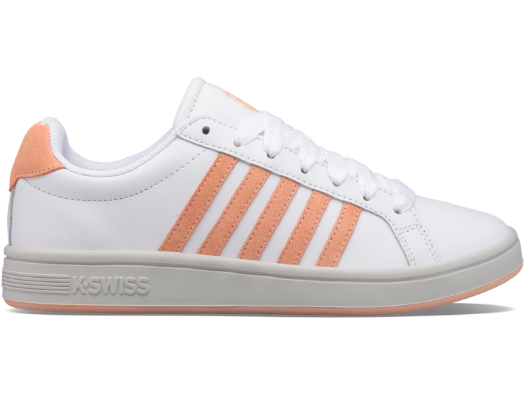 97011-171-M | COURT TIEBREAK | WHITE/PEACH NECTAR