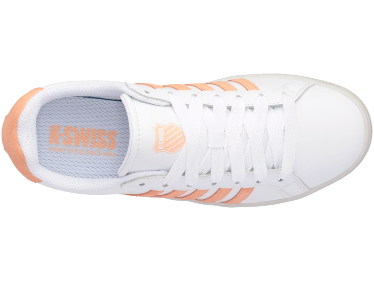 97011-171-M | COURT TIEBREAK | WHITE/PEACH NECTAR