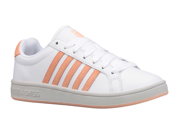 97011-171-M | COURT TIEBREAK | WHITE/PEACH NECTAR