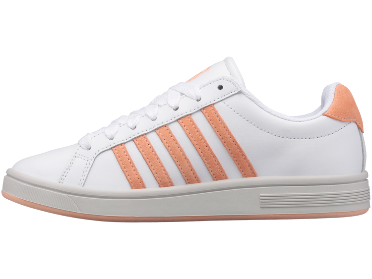 97011-171-M | COURT TIEBREAK | WHITE/PEACH NECTAR