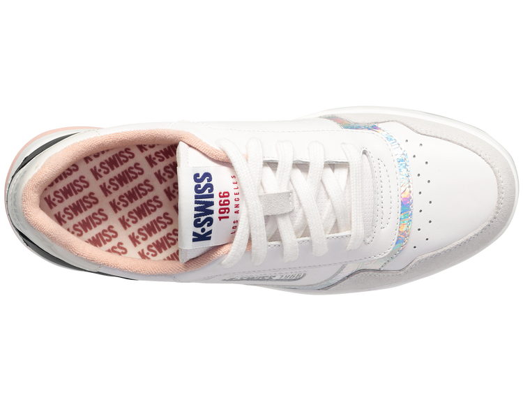 97253-929-M | CANNONCOURT LTH | WHITE/PEACH WHIP/BLACK