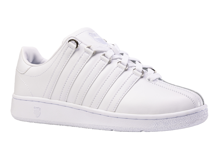 All white classic k swiss on sale