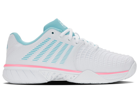 98900-146-M | EXPRESS LIGHT 3 PADEL | WHITE/SOFT NEON BLUE/NEON BUBBLE GUM