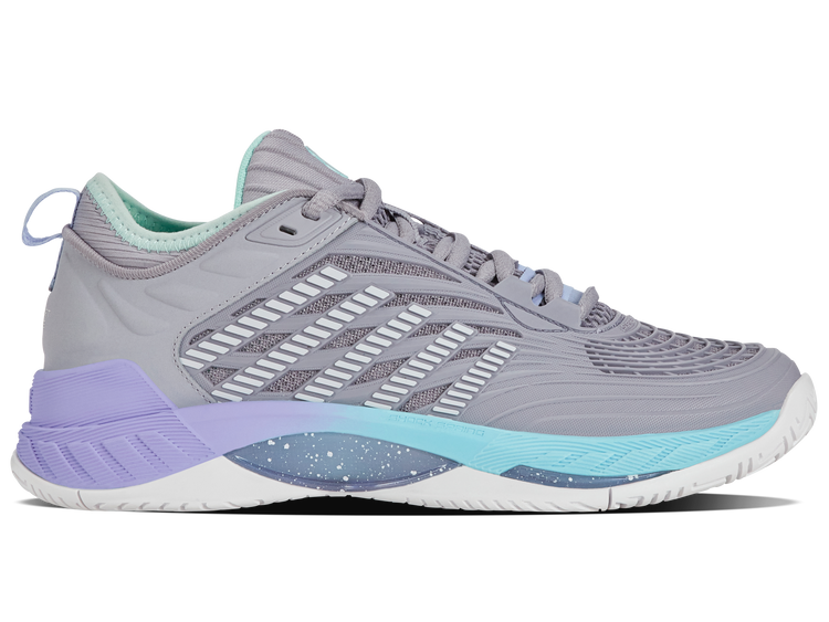 99071-052-M | HYPERCOURT SUPREME 2 | LILAC GRAY/NIMBUS CLOUD/NEON PURPLE