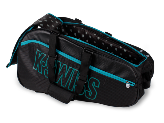BG771-052 | KLASSISCHE PADEL-SCHLÄGERTASCHE | SCHWARZ/TÜRKIS